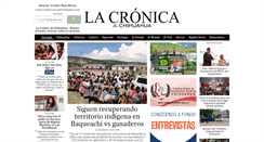 Desktop Screenshot of cronicadechihuahua.com